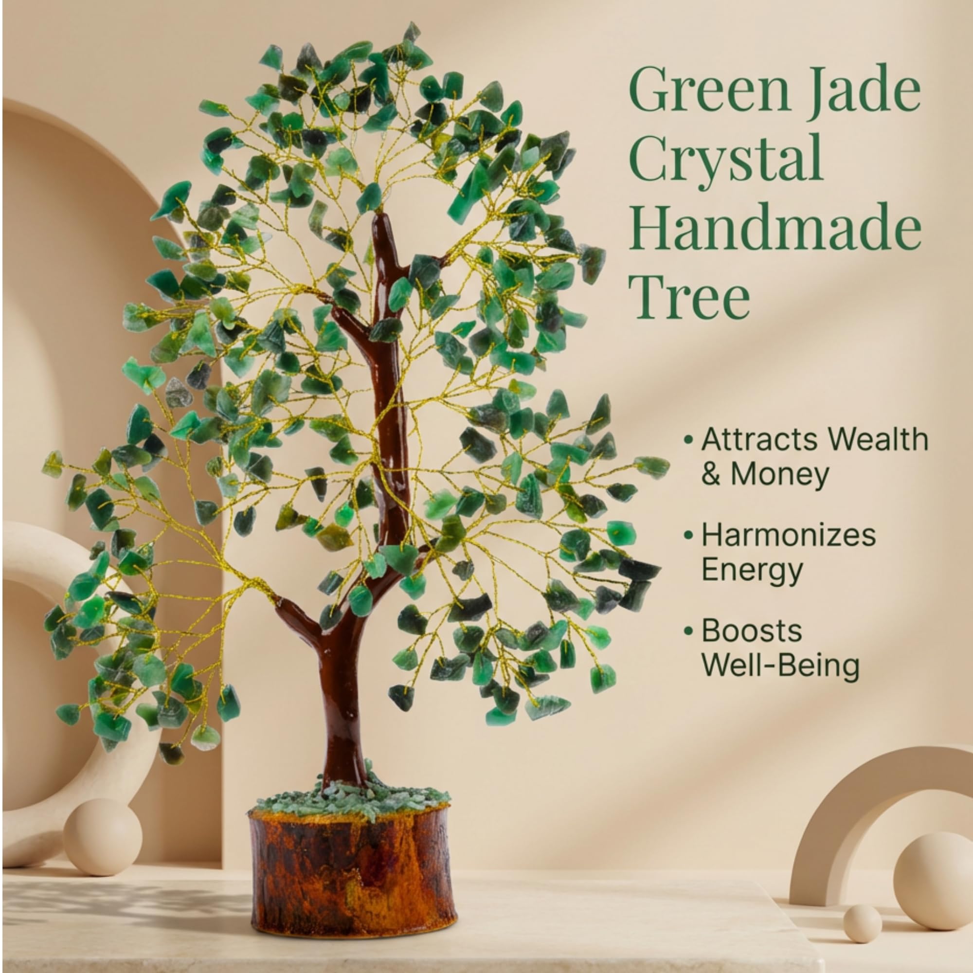 7 Chakra Healing Crystal Tree Kit, Bracelet, Pendant, Necklaces, Handmade Gemstone Money Bonsai Tree of Life Feng Shui Decor for Home Office, Positive Energy, Reiki Healing, for Women