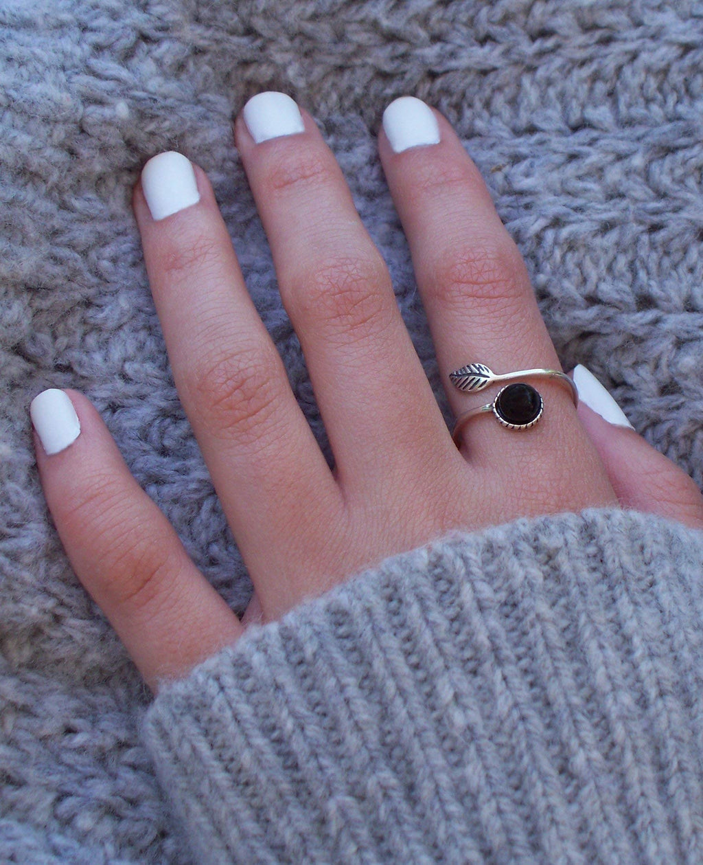 Bottled Up Designs Handmade Vintage Botanical Ring, Recycled Antique Glass Bottles, Sterling Silver, Eco Friendly, Made in USA, Birthday Gifts, Mothers Day, Women, Anniversary