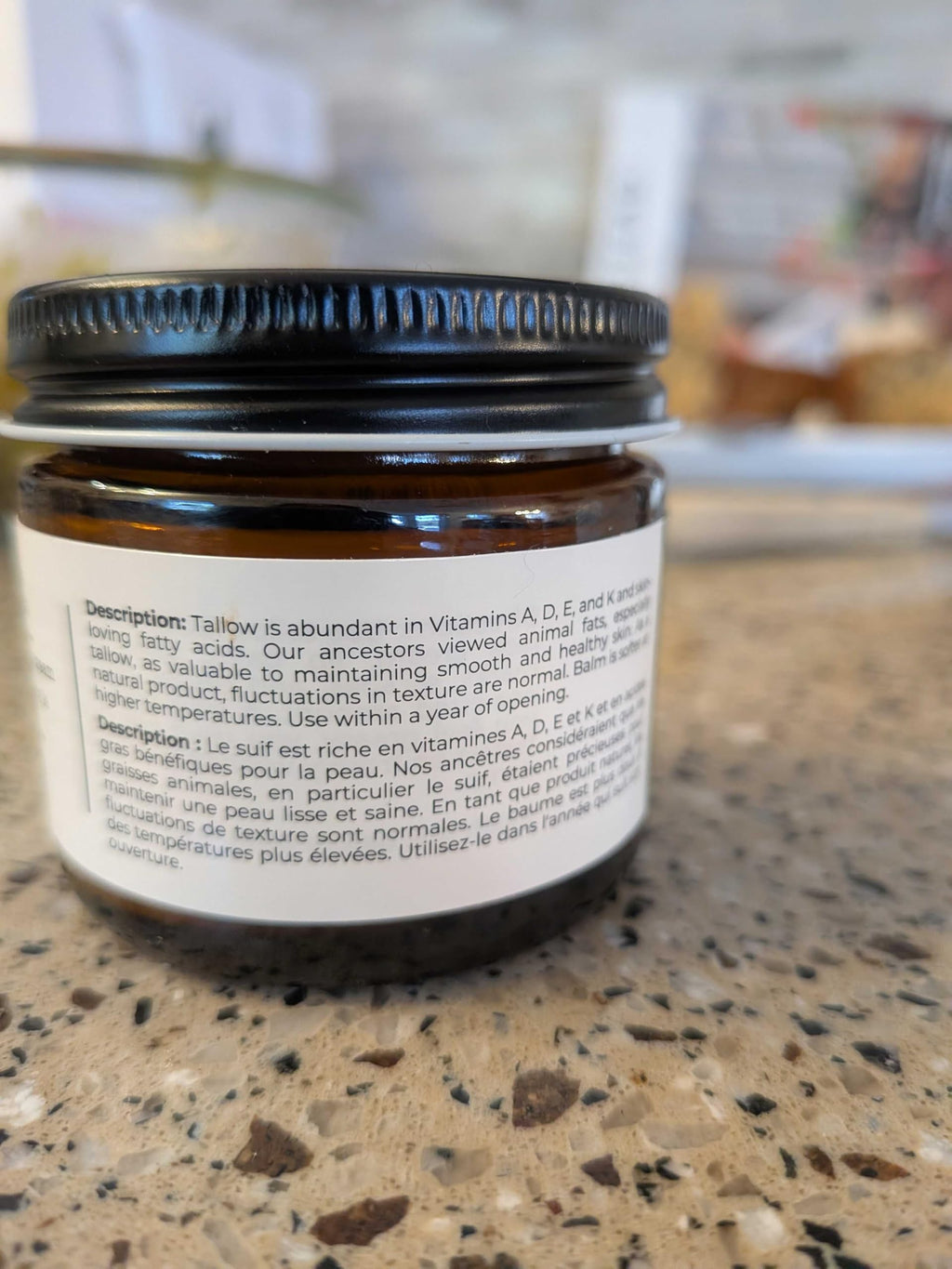 Hearth and Homestead: Handmade Whipped Tallow Balm (Unscented/Herb-Infused) - Organic Body Butter with Infused Olive Oil, for Eczema, Rosacea, Baby - 1.3 oz