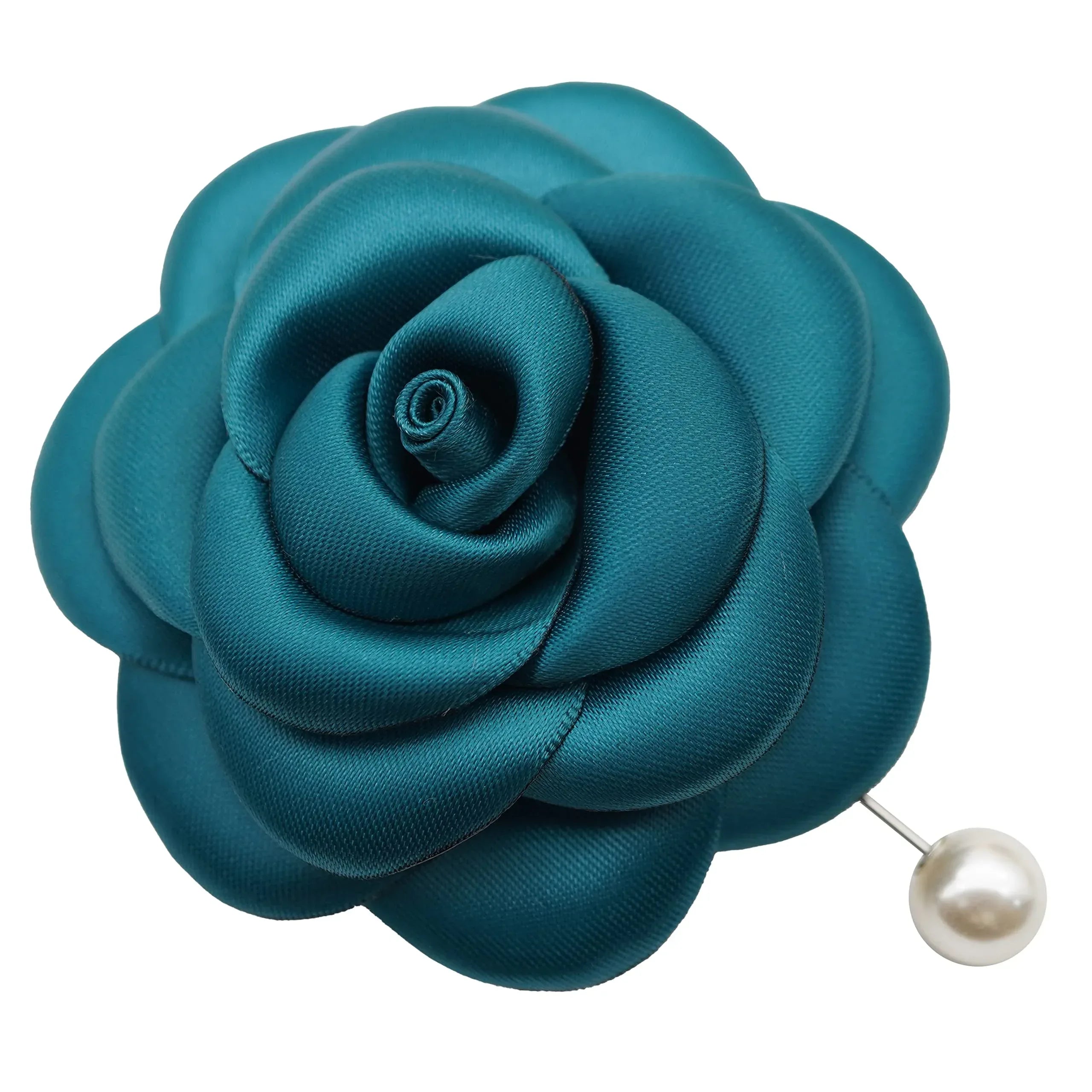 Silk Rose Flower Pin Brooch By NhanDo Handmade – COLOURFUL Floral Brooch Pin, Handmade Gift Ideas, Gift for her, Gift For Mom, Bridesmaid gift, valentines day gifts - Handmade Lifestyle Shop