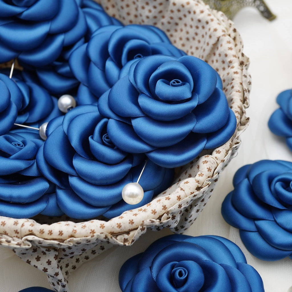 Silk Rose Flower Pin Brooch By NhanDo Handmade – COLOURFUL Floral Brooch Pin, Handmade Gift Ideas, Gift for her, Gift For Mom, Bridesmaid gift, valentines day gifts