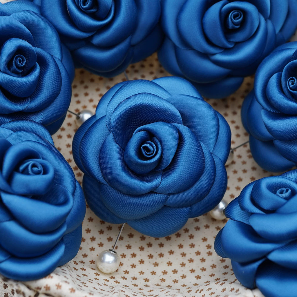 Silk Rose Flower Pin Brooch By NhanDo Handmade – COLOURFUL Floral Brooch Pin, Handmade Gift Ideas, Gift for her, Gift For Mom, Bridesmaid gift, valentines day gifts