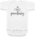 Pregnancy Announcement Infant Bodysuit First Grandbaby Gift for Grandparents | New Baby Surprise - Handmade Lifestyle Shop