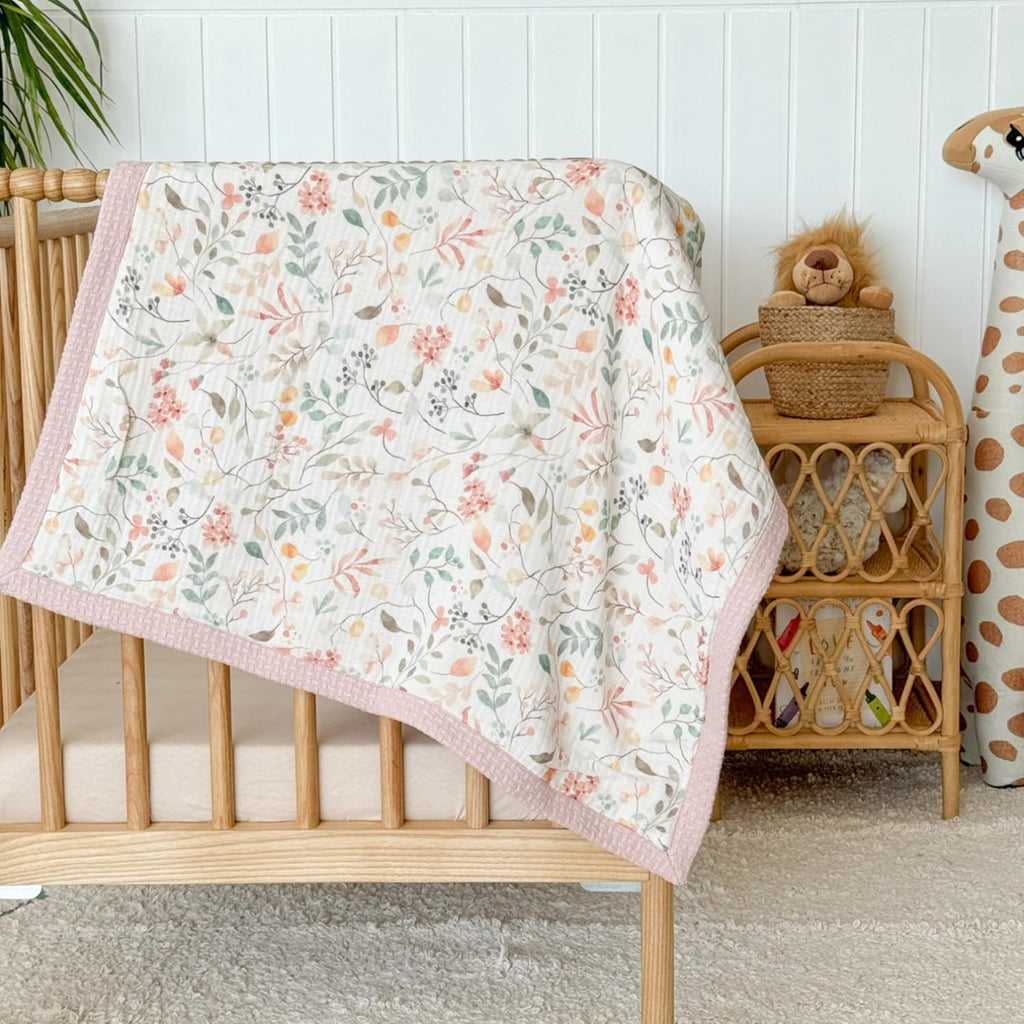 Mouliss Personalized Baby Blanket with Name – Handmade 100% Organic Cotton Newborn Gift | Custom Knit Blanket for Boys, Girls, Kids & Baby Showers