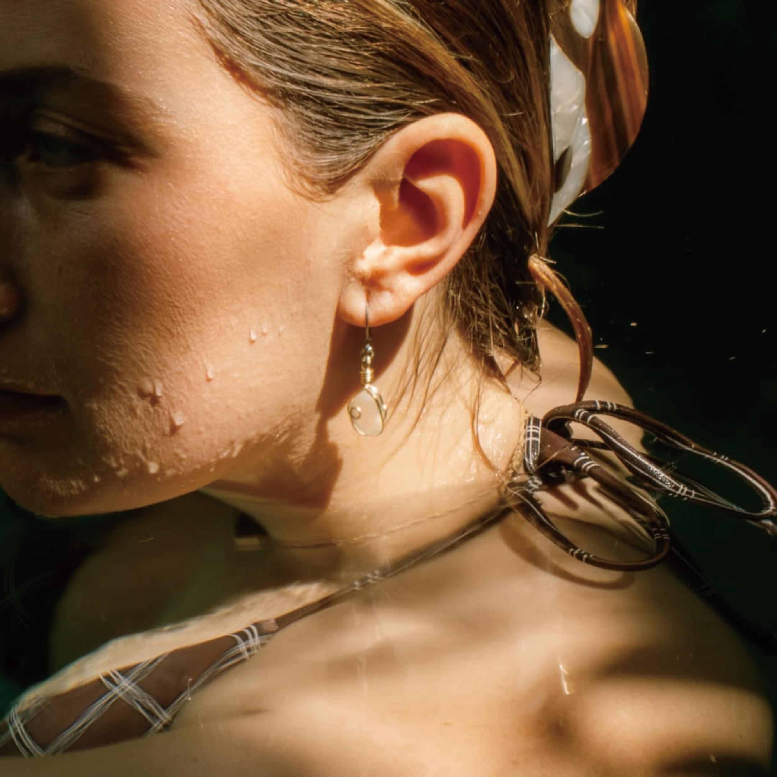 Handmade Sea Glass Wire Wrap Drop Earrings Jewelry ，Beach Earrings, Summer Gift, Ocean Jewelry Inspirational Gifts for Women, Mom, Sister