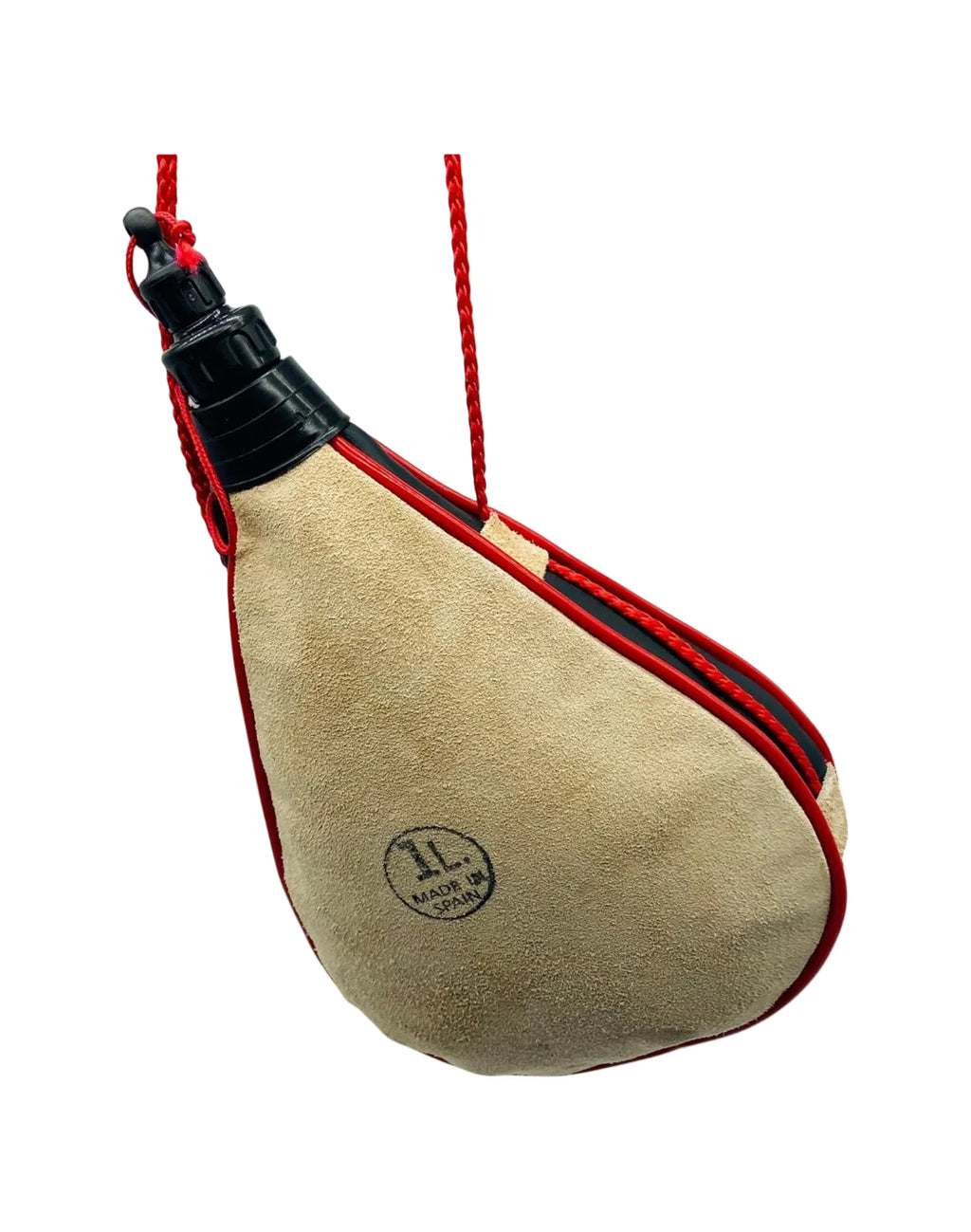 Leather Bota Bag. Cowhide Leather, Wine Skin Latex Lining 1L. Bags for Liquor for Transporting and Storing Beverages. Flask Leather Pouch - Handmade Lifestyle Shop