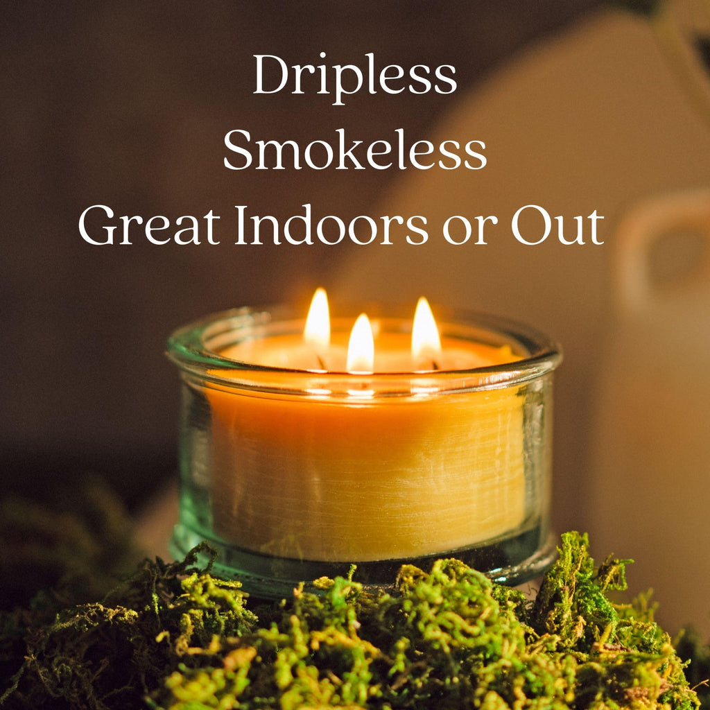 Bluecorn Beeswax 3-Wick Candle, 100% Pure Bees Wax, Yellow, Fragrance Free, Paraffin & Soy Free Candle Wax, Clean Burning, Long Lasting, Home Decor, Gifts for Women & Men, American Made, 10 Oz, 1 Ct