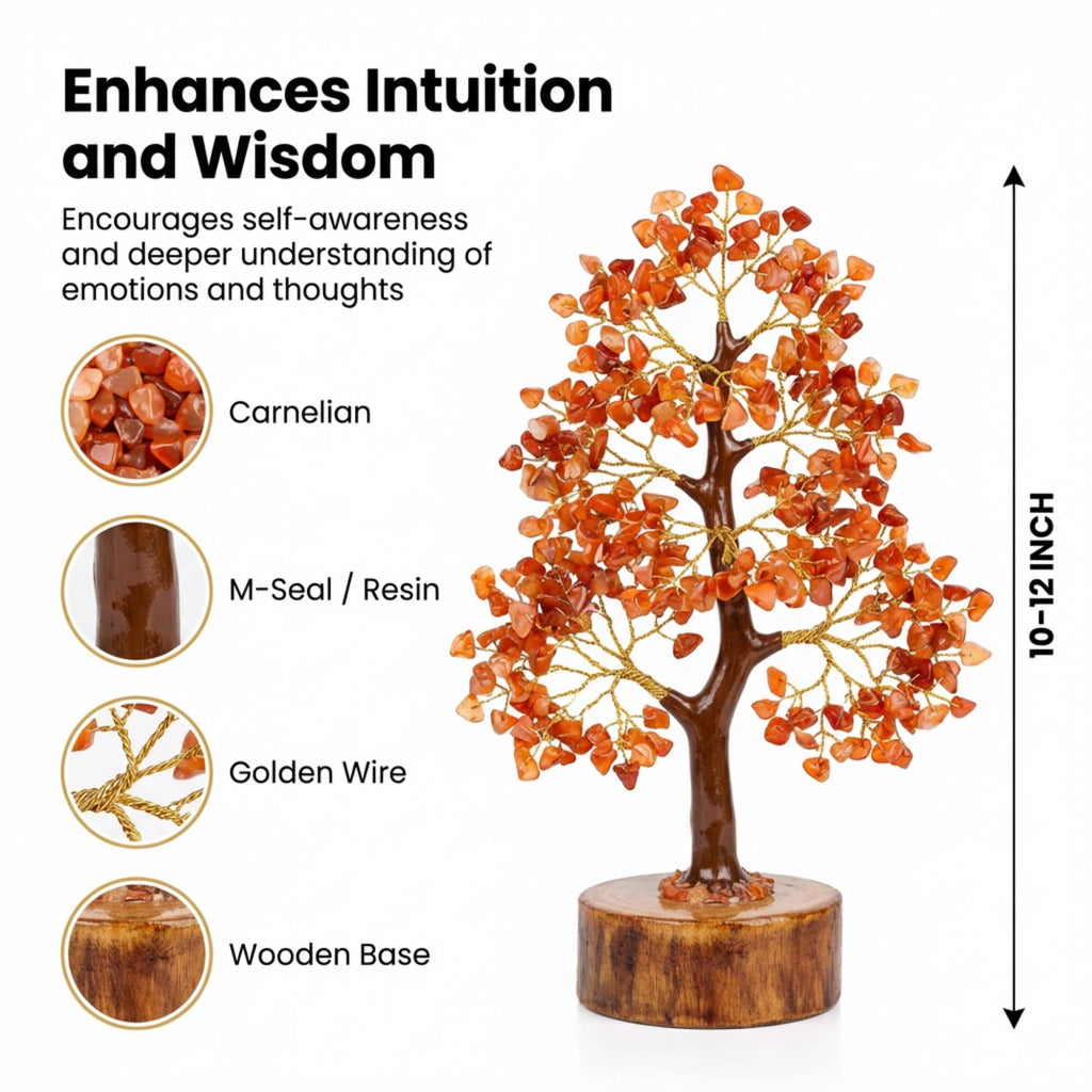 7 Chakra Healing Crystal Tree Kit, Bracelet, Pendant, Necklaces, Handmade Gemstone Money Bonsai Tree of Life Feng Shui Decor for Home Office, Positive Energy, Reiki Healing, for Women