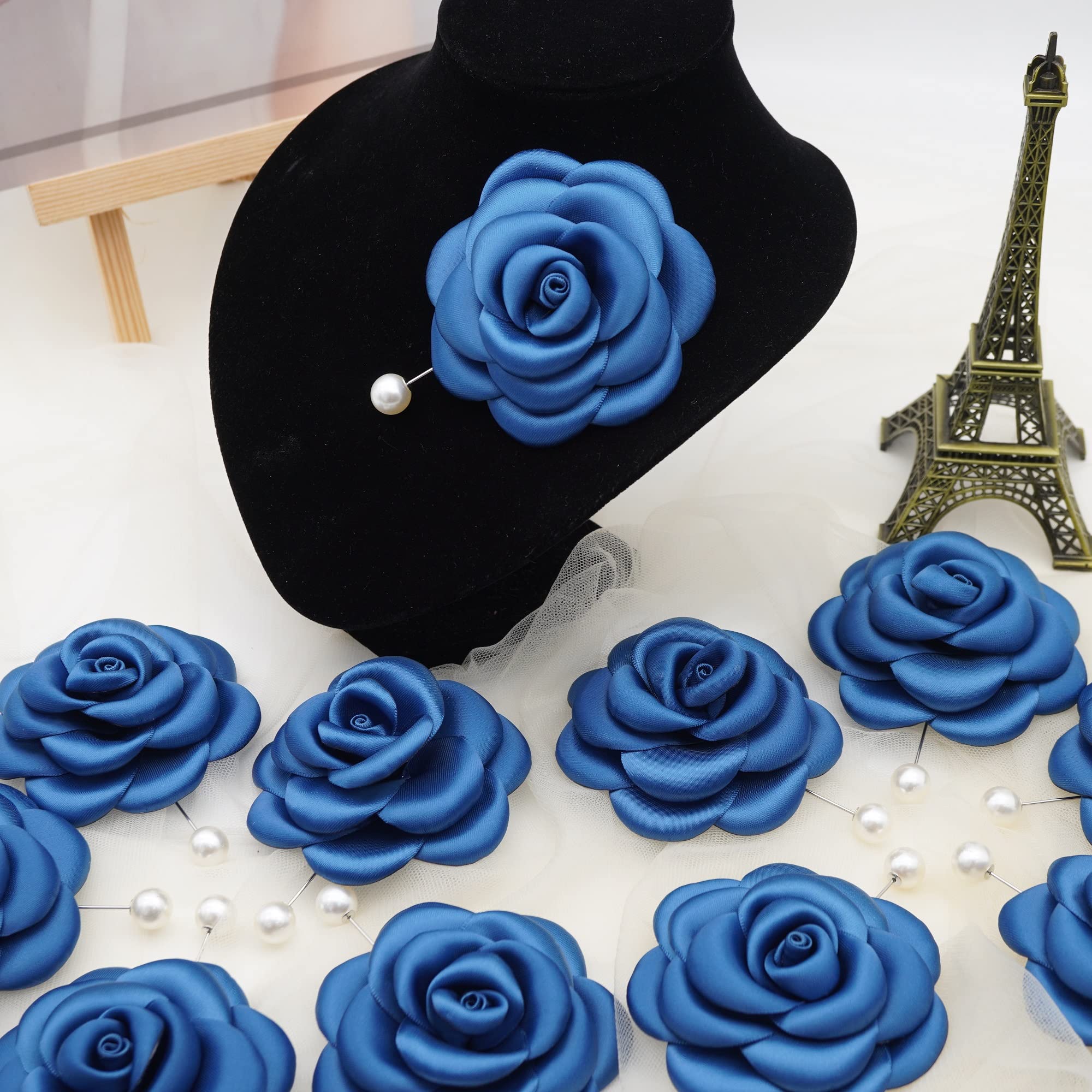 Silk Rose Flower Pin Brooch By NhanDo Handmade – COLOURFUL Floral Brooch Pin, Handmade Gift Ideas, Gift for her, Gift For Mom, Bridesmaid gift, valentines day gifts