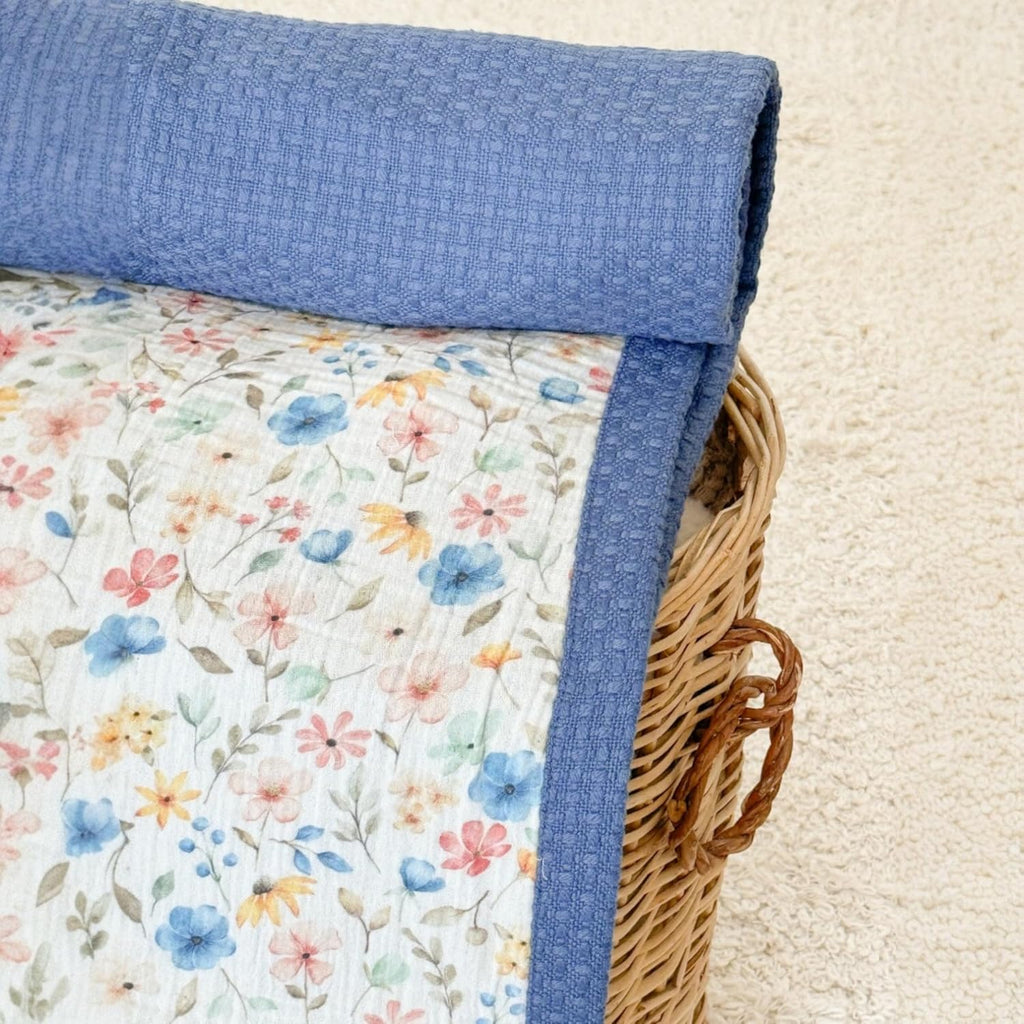 Mouliss Personalized Baby Blanket with Name – Handmade 100% Organic Cotton Newborn Gift | Custom Knit Blanket for Boys, Girls, Kids & Baby Showers