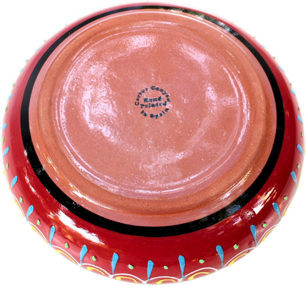 Cactus Canyon Ceramics Spanish Terracotta Small Serving Dish, Red