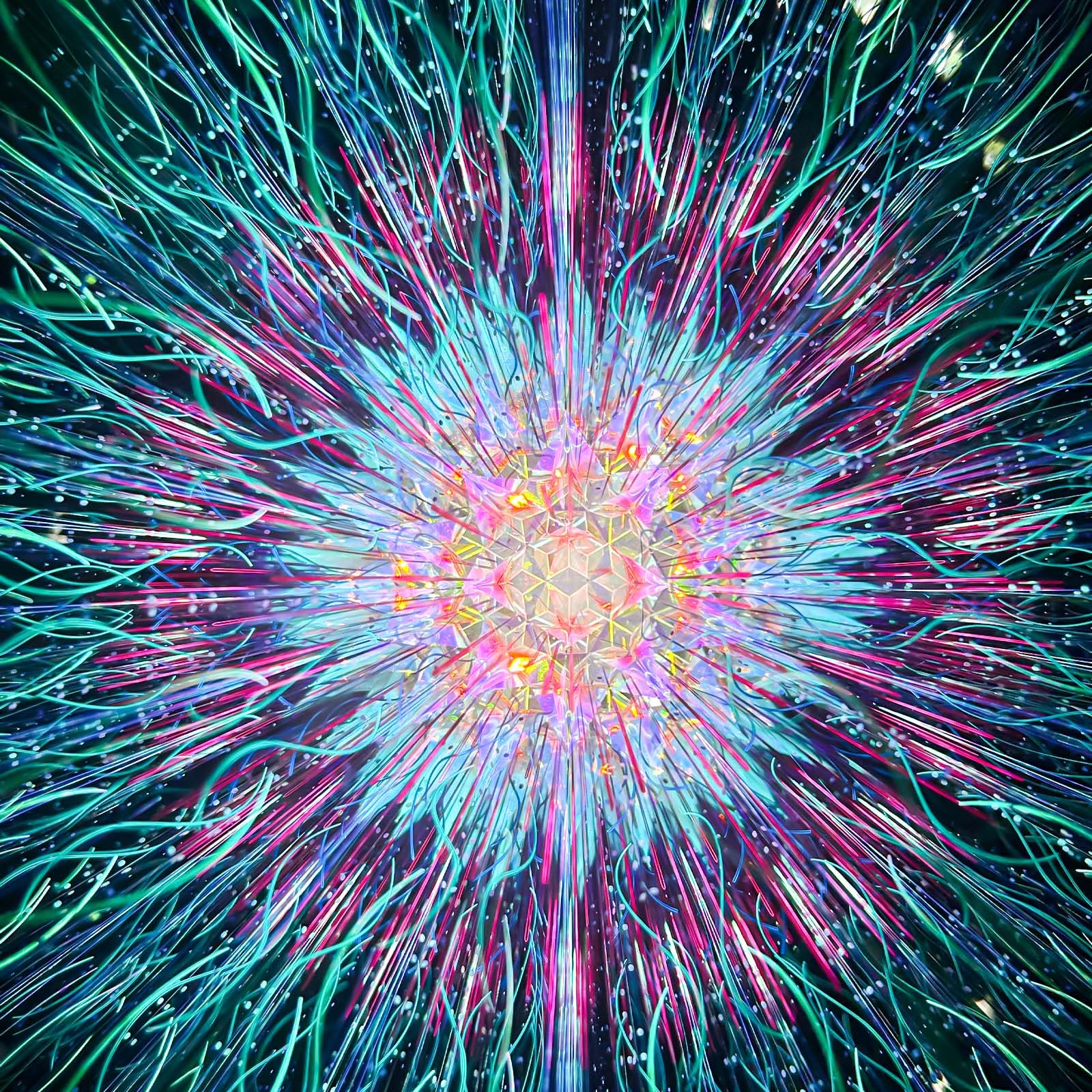 10" Aurora Kaleidoscope for Adults, Tiffany Stained Glass Handmade Adult Kaleidoscope with Gift Box,Anniversary Birthday Christmas New Year Valentine's Day Present Gift