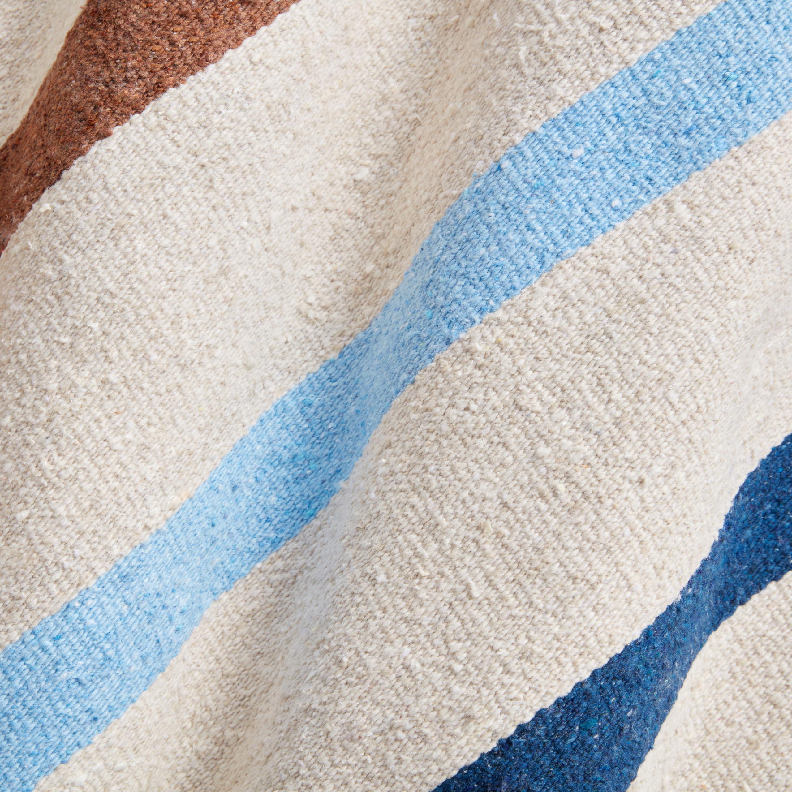 Tan Mexican Blanket by Laguna Beach Textile Co - Beach, Yoga, Camping, or Decorative Throw Blanket - Traditional Handmade Serape - Wheat Sol - Handmade Lifestyle Shop