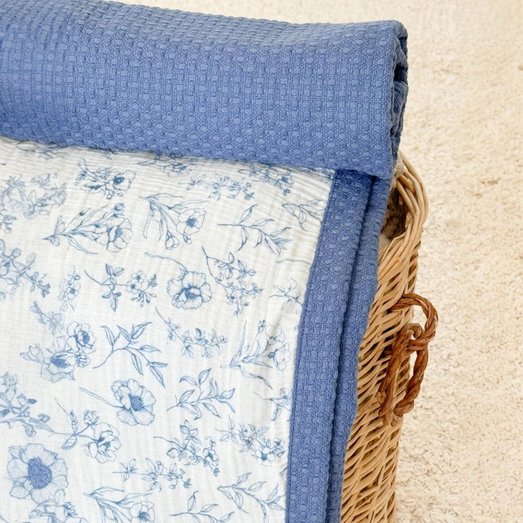 Mouliss Personalized Baby Blanket with Name – Handmade 100% Organic Cotton Newborn Gift | Custom Knit Blanket for Boys, Girls, Kids & Baby Showers