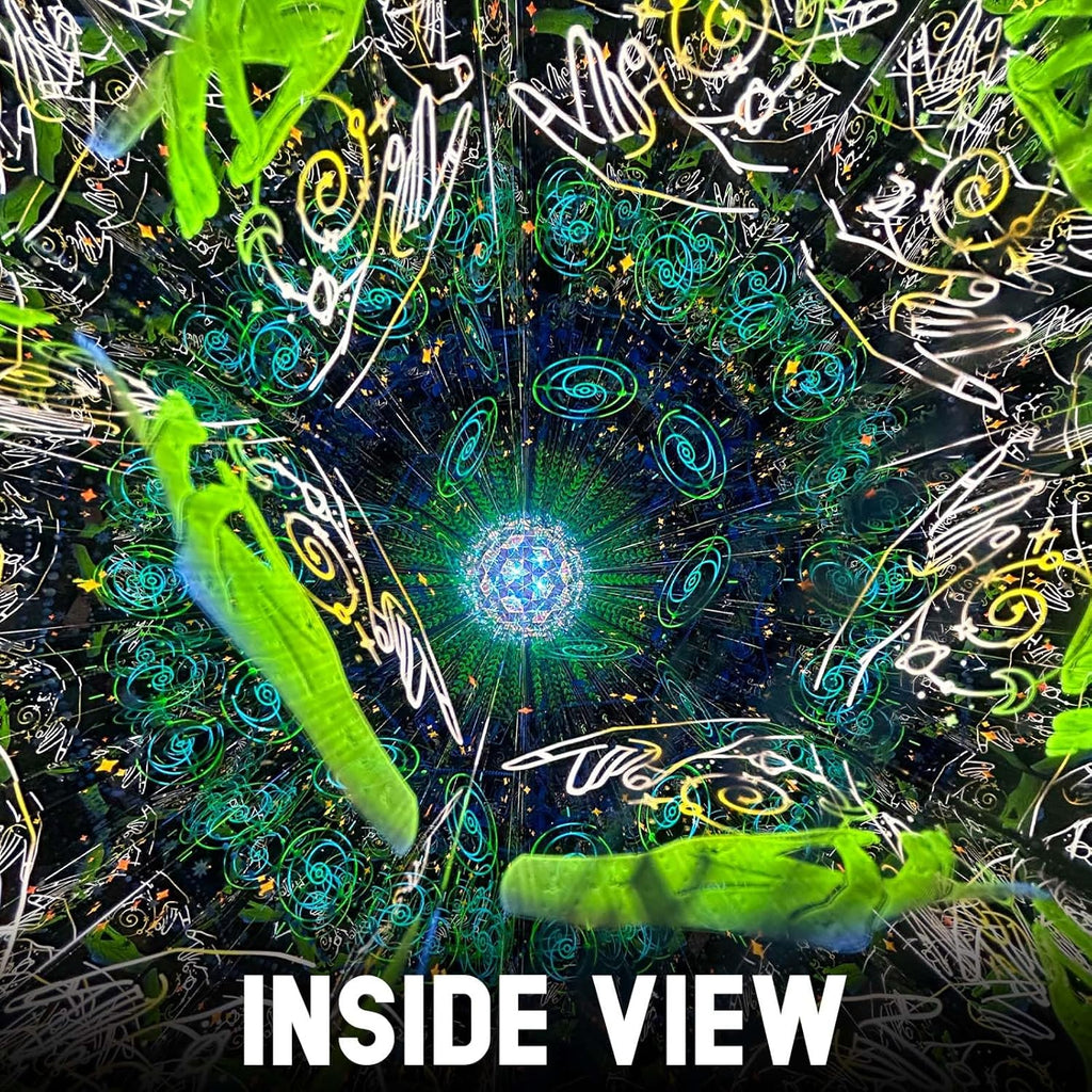 10" Aurora Kaleidoscope for Adults, Tiffany Stained Glass Handmade Adult Kaleidoscope with Gift Box,Anniversary Birthday Christmas New Year Valentine's Day Present Gift