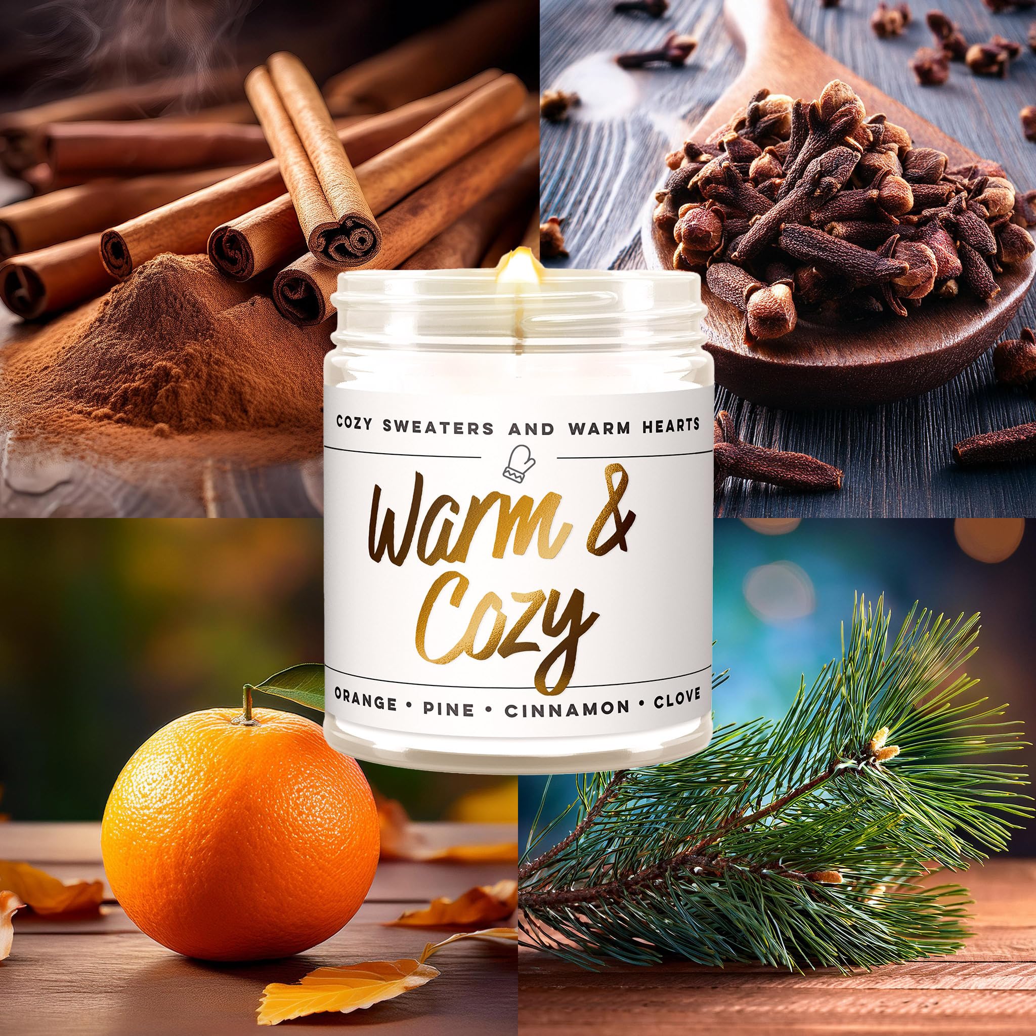 Wax & Wit Cinnamon Rolls Fall Candles for Home Scented – Cinnamon and Buttercream Frosting – Perfect Home Décor Gifts for Autumn, Holiday, Christmas, Winter - 9oz, Soy Wax, 50 Hour Burn