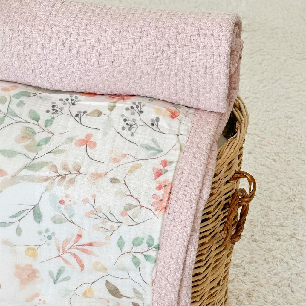 Mouliss Personalized Baby Blanket with Name – Handmade 100% Organic Cotton Newborn Gift | Custom Knit Blanket for Boys, Girls, Kids & Baby Showers