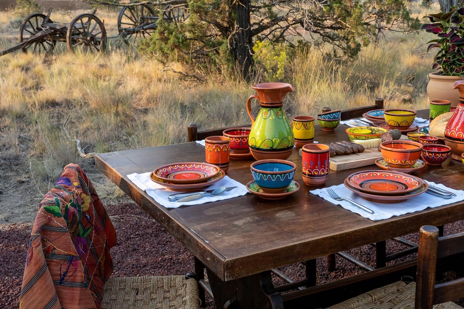 Cactus Canyon Ceramics Spanish Terracotta Deep Serving Dish