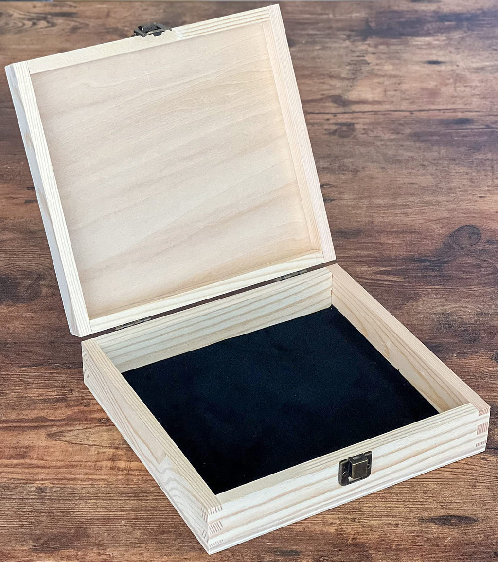 Dark Walnut Wooden Keepsake Box Our Adventures - 8.5x6x3in, Ideal for 5th Anniversary, Elegant Memory Box for Couples, Travel-Themed Storage