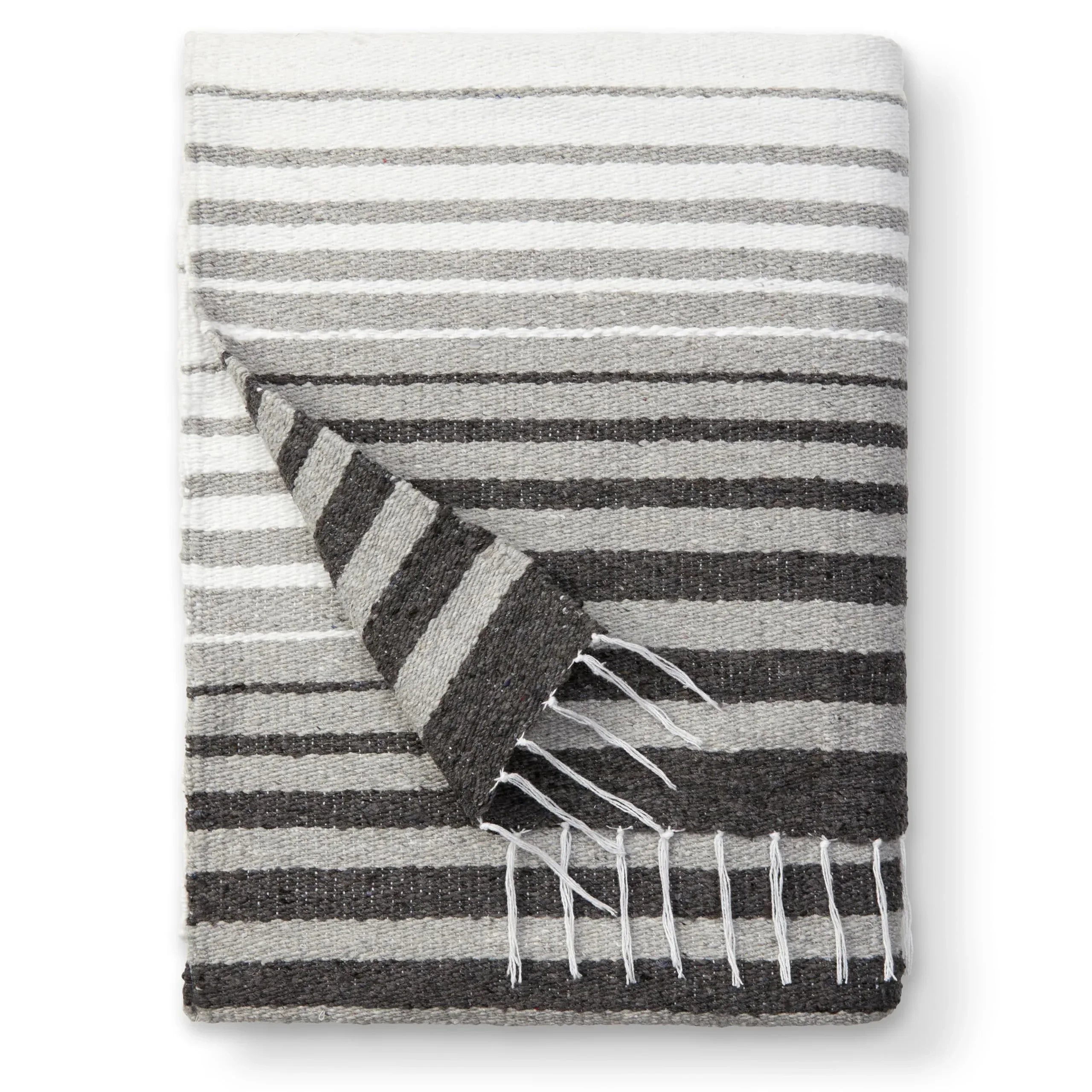 Tan Mexican Blanket by Laguna Beach Textile Co - Beach, Yoga, Camping, or Decorative Throw Blanket - Traditional Handmade Serape - Wheat Sol - Handmade Lifestyle Shop