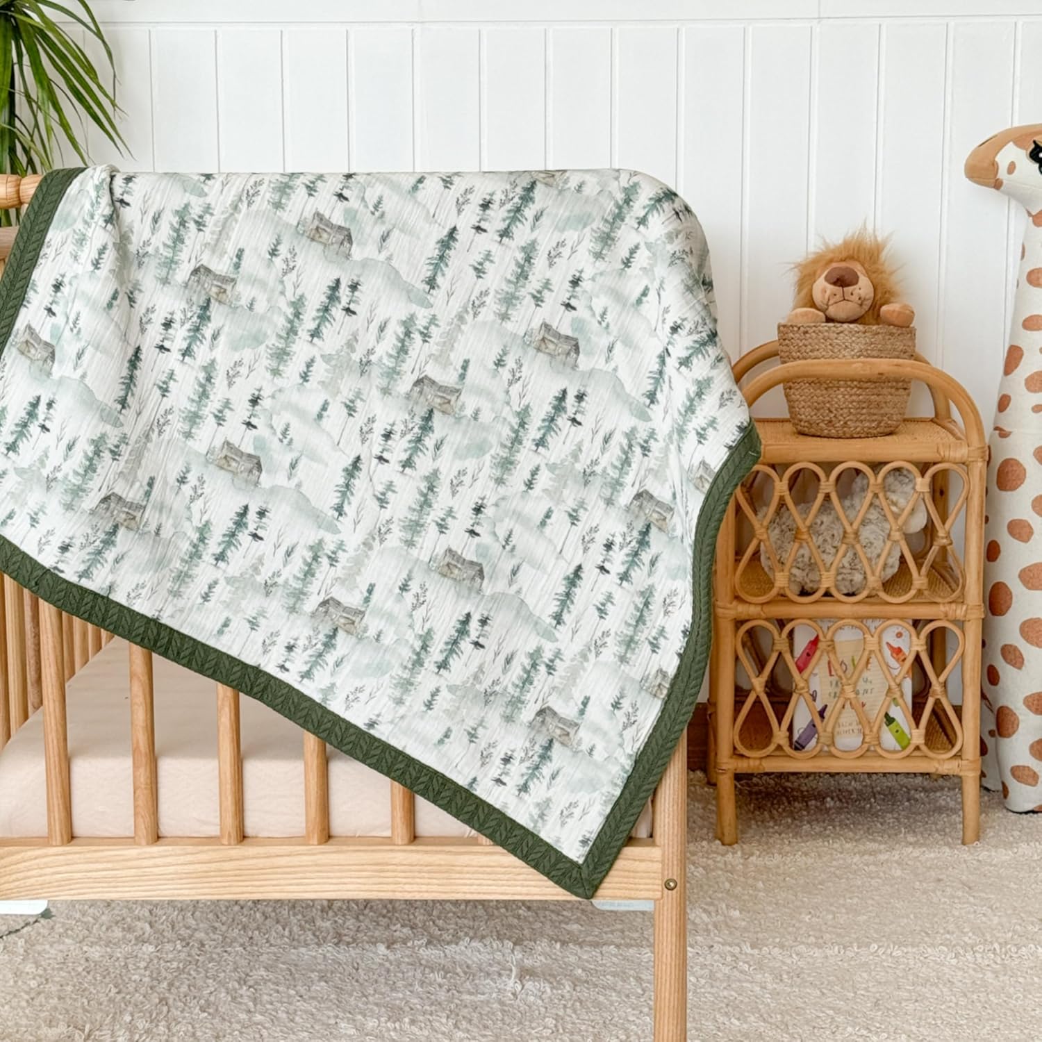 Mouliss Personalized Baby Blanket with Name – Handmade 100% Organic Cotton Newborn Gift | Custom Knit Blanket for Boys, Girls, Kids & Baby Showers