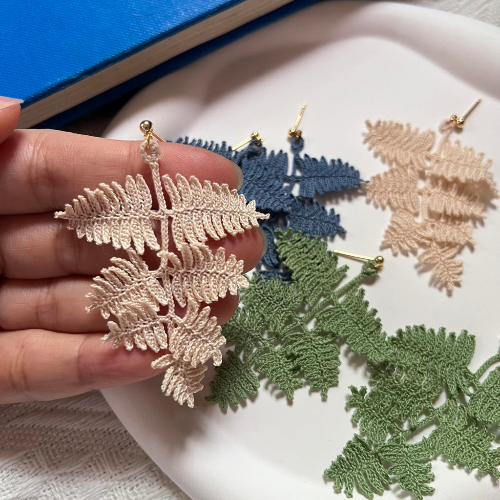 Crochet Flower Handmade Crochet Earring Drop Dangle Earring For Women Girls