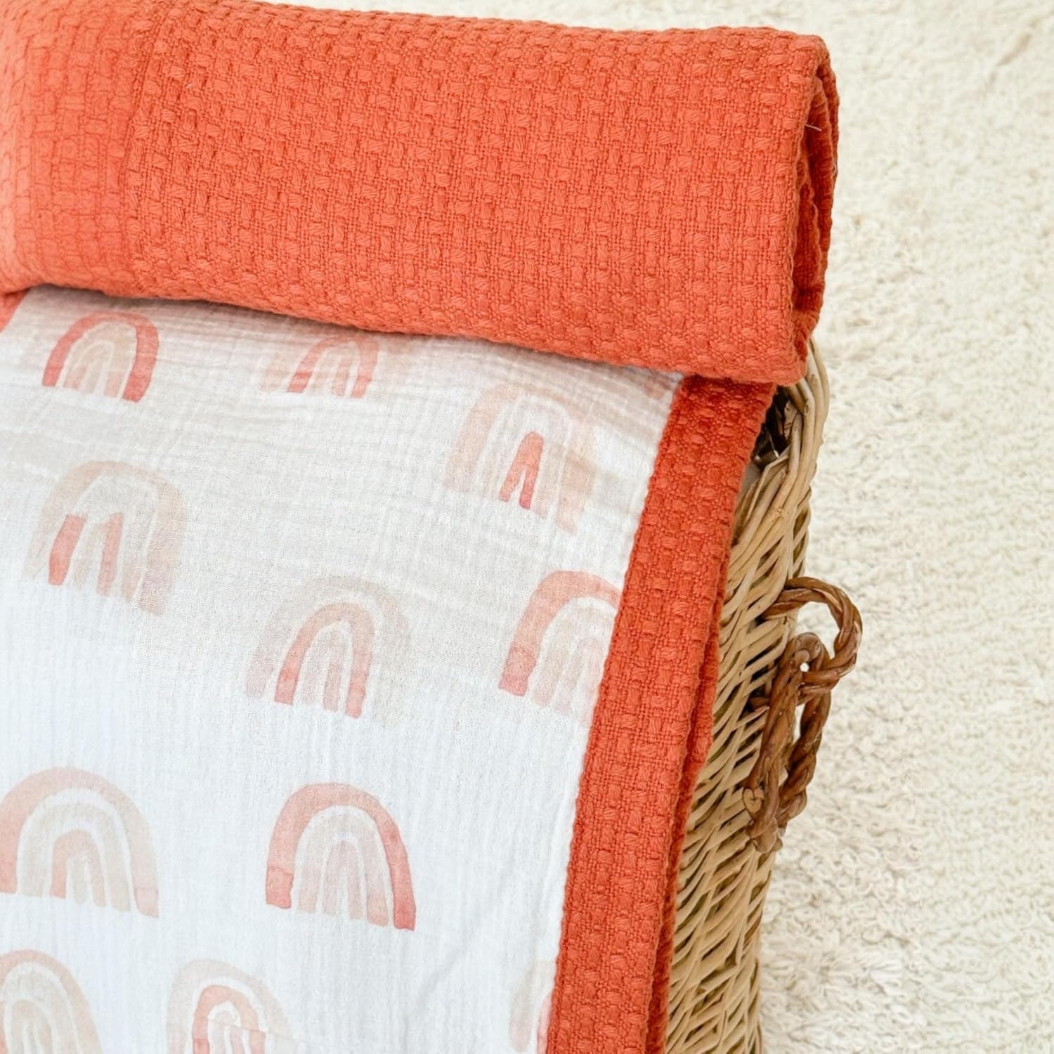 Mouliss Personalized Baby Blanket with Name – Handmade 100% Organic Cotton Newborn Gift | Custom Knit Blanket for Boys, Girls, Kids & Baby Showers