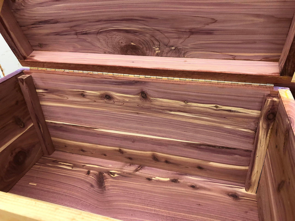 cedar chest, hope and keepsake storage, cabin and bedroom furniture, storage trunk, wooden cedar chest, real wood furniture - Handmade Lifestyle Shop
