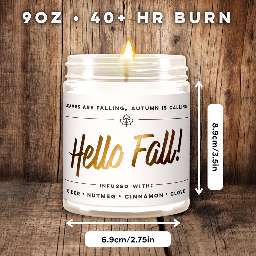 Wax & Wit Cinnamon Rolls Fall Candles for Home Scented – Cinnamon and Buttercream Frosting – Perfect Home Décor Gifts for Autumn, Holiday, Christmas, Winter - 9oz, Soy Wax, 50 Hour Burn