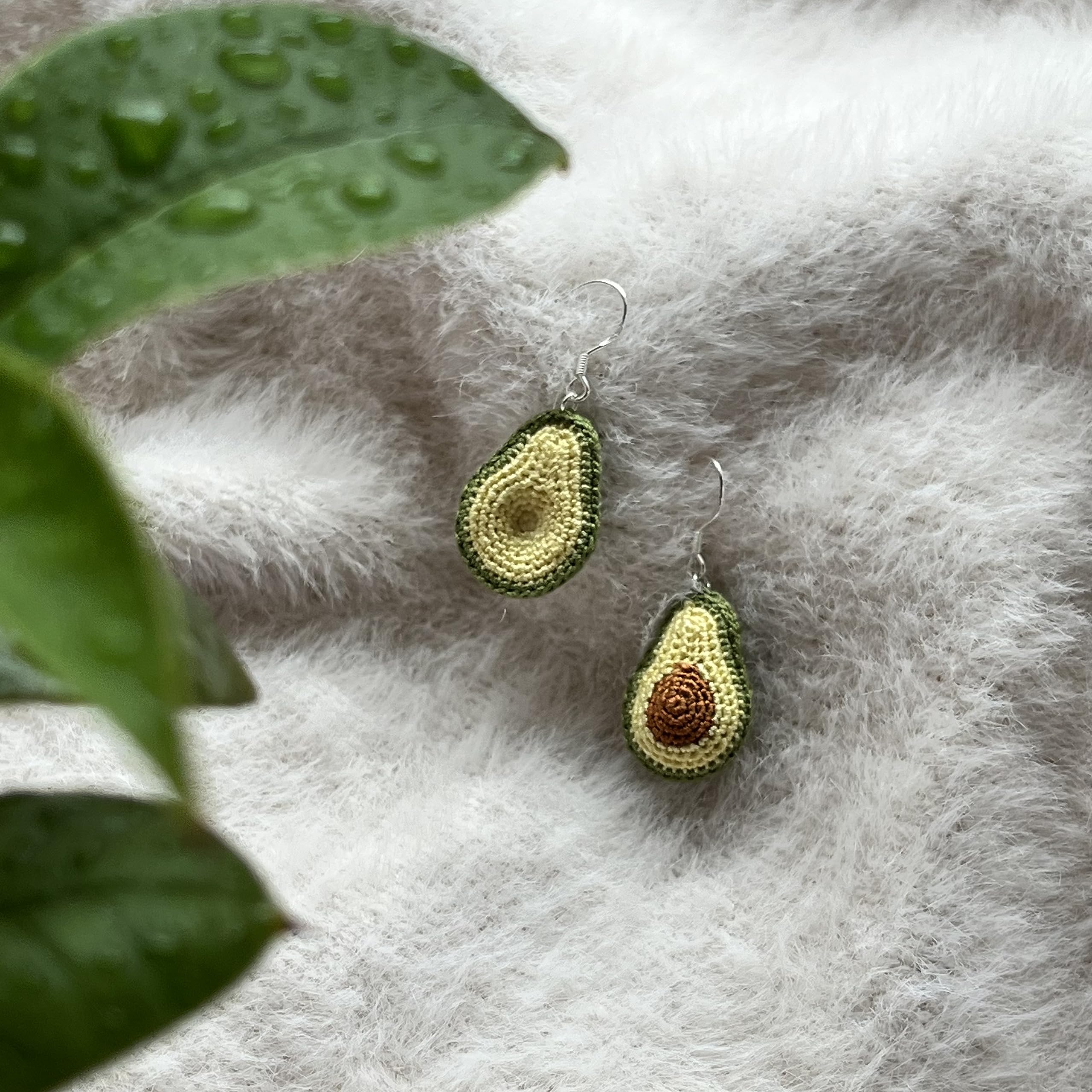 Crochet Flower Handmade Crochet Earring Drop Dangle Earring For Women Girls