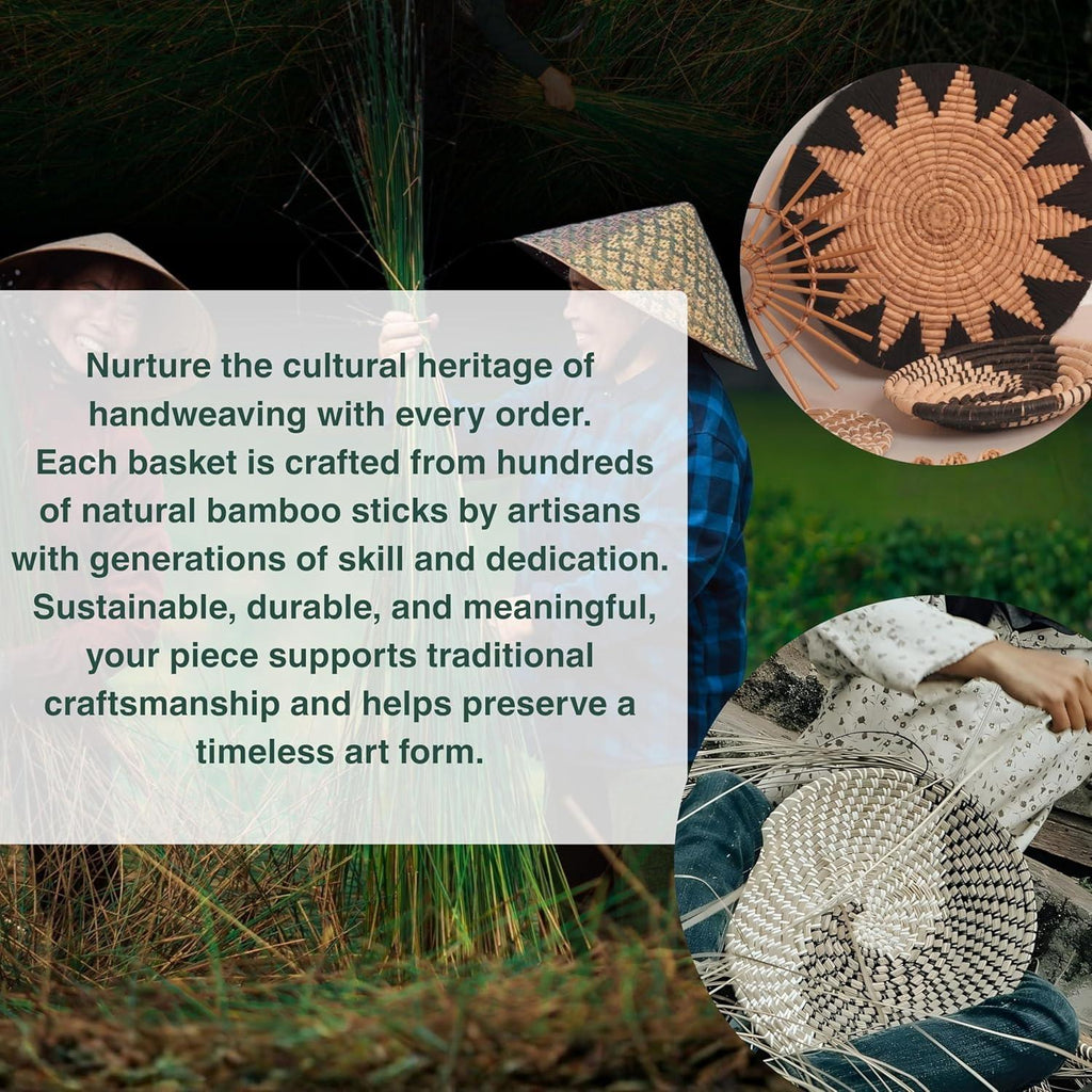 Chicvillage Boho Wall Basket Decor, Set13-Piece Natural Seagrass Woven Baskets for Gallery Wall, Rustic Bohemian Home Decor, Lightweight Hanging Baskets for Living Room Bedroom Entryway - Handmade Lifestyle Shop