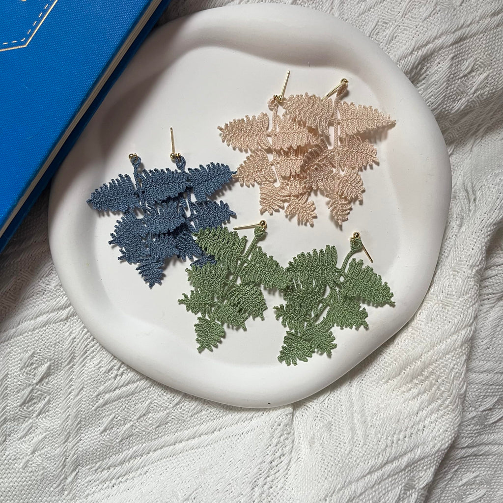 Crochet Flower Handmade Crochet Earring Drop Dangle Earring For Women Girls