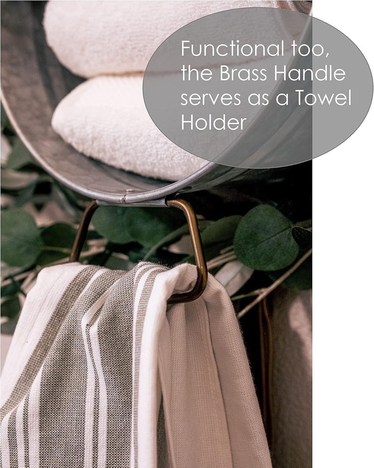 Galvanized Wash Tub with Shelves | Rustic Bathroom Décor | Farmhouse Rustic Bathroom Shelves | Metal Wash Tub Cubby | Galvanized Shelf Wall - Handmade Lifestyle Shop