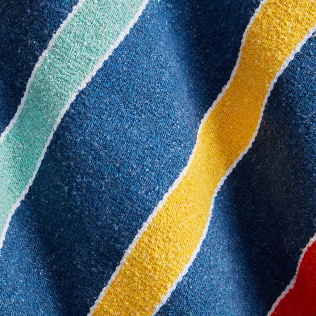 Tan Mexican Blanket by Laguna Beach Textile Co - Beach, Yoga, Camping, or Decorative Throw Blanket - Traditional Handmade Serape - Wheat Sol