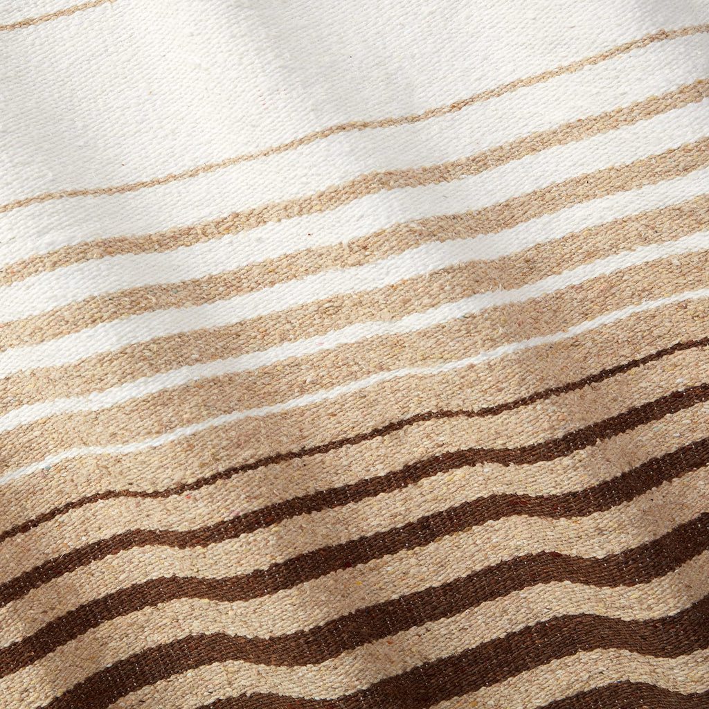 Tan Mexican Blanket by Laguna Beach Textile Co - Beach, Yoga, Camping, or Decorative Throw Blanket - Traditional Handmade Serape - Wheat Sol